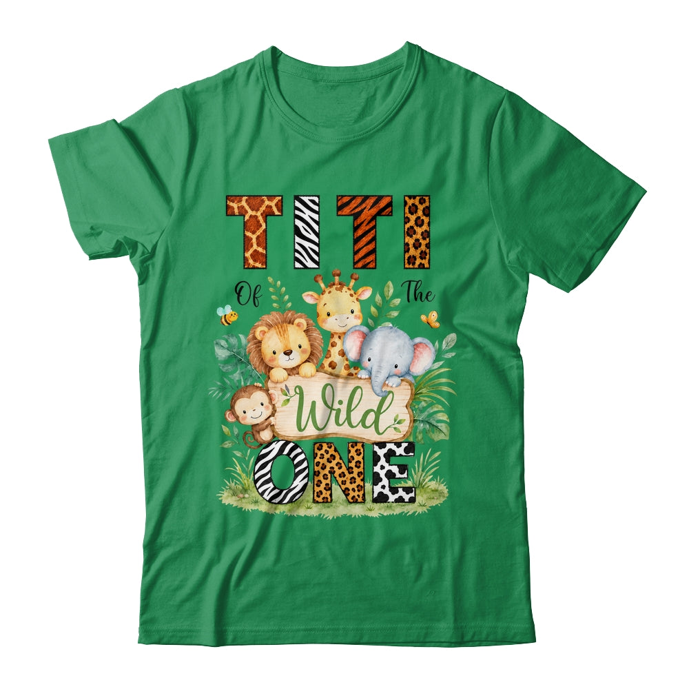 Titi Of The Wild One First Birthday Boy Jungle Safari Shirt & Hoodie | teecentury