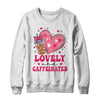To Be Lovely And Caffeinated Valentine's Day Coffee Heart Shirt & Sweatshirt | teecentury