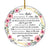 To My Sister Christmas Ornament from Brother Sister Never Forget That I Love You for Sister Christmas Tree Ornament | teecentury