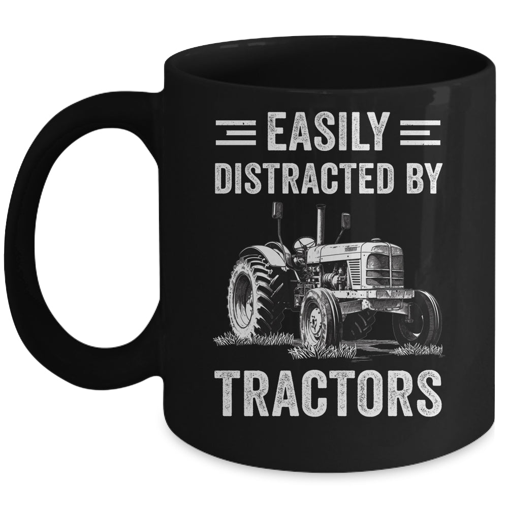 Tractor Art For Men Grandpa Farming Agriculture Farmer Truck Mug | teecentury
