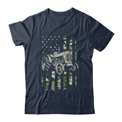Tractor USA Flag Design For Patriotic Farmer Farming Lover Shirt & Hoodie | teecentury