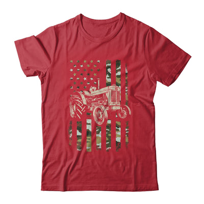 Tractor USA Flag Design For Patriotic Farmer Farming Lover Shirt & Hoodie | teecentury