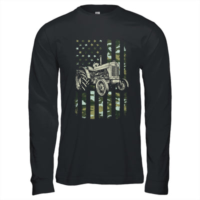 Tractor USA Flag Design For Patriotic Farmer Farming Lover Shirt & Hoodie | teecentury
