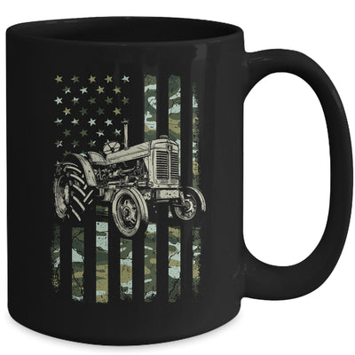 Tractor USA Flag Design For Patriotic Farmer Farming Lover Mug | teecentury