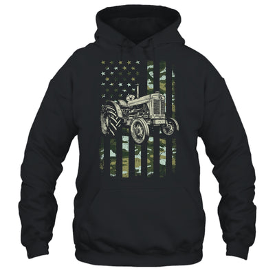 Tractor USA Flag Design For Patriotic Farmer Farming Lover Shirt & Hoodie | teecentury