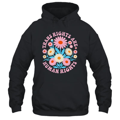 Trans Rights Are Human Rights LGBTQ Pride Transgender Floral Shirt & Tank Top | teecentury