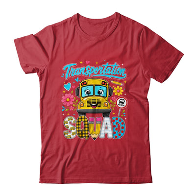 Transportation Squad Bus Driver Cute Back To School Bus Shirt & Hoodie | teecentury
