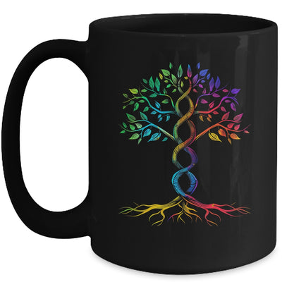 Tree Life Rainbow LGBT Cool Gay Pride Flag Ally Men Women Mug | teecentury