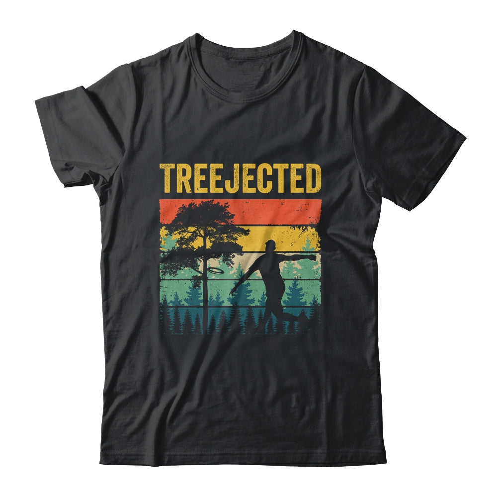Treejected Funny Disc Golf Discs Hit Stupid Trees Vintage Shirt & Tank Top | teecentury