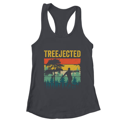Treejected Funny Disc Golf Discs Hit Stupid Trees Vintage Shirt & Tank Top | teecentury