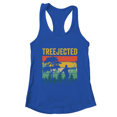Treejected Funny Disc Golf Discs Hit Stupid Trees Vintage Shirt & Tank Top | teecentury