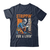 Trippin' For A Livin' Funny Skeleton Electrician Lover Shirt & Hoodie | teecentury