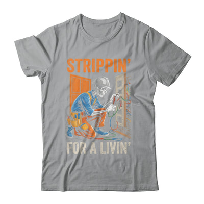 Trippin' For A Livin' Funny Skeleton Electrician Lover Shirt & Hoodie | teecentury
