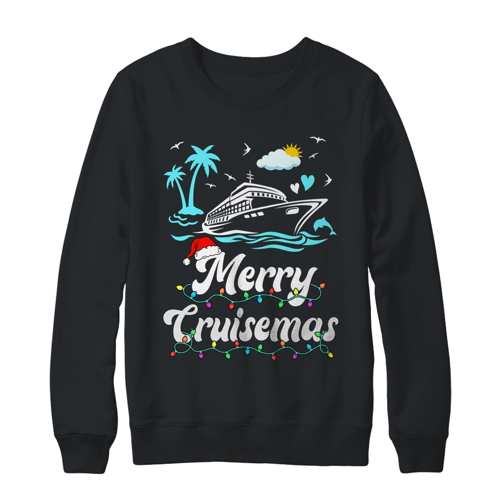 Tropical Heartbeat Family Christmas Cruise Merry Cruisemas Shirt & Sweatshirt | teecentury