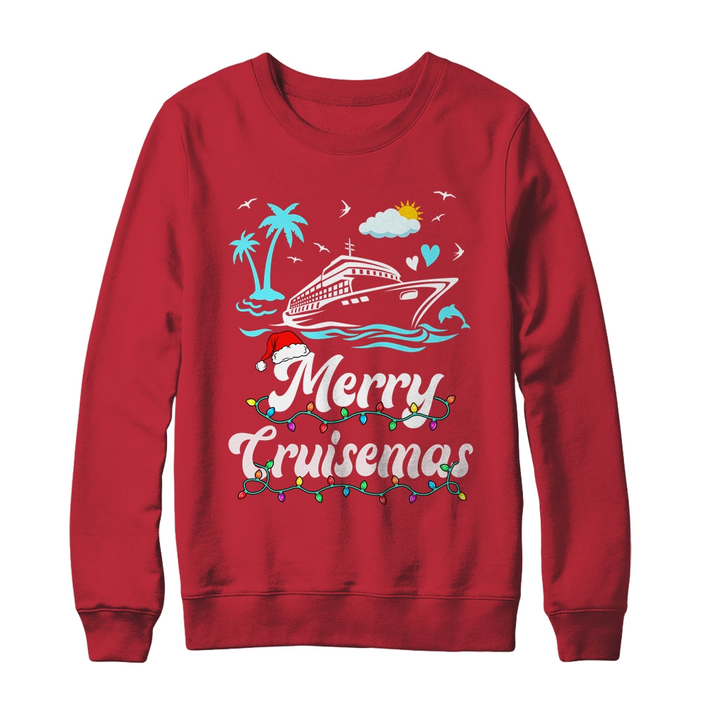 Tropical Heartbeat Family Christmas Cruise Merry Cruisemas Shirt & Sweatshirt | teecentury