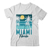 Tropical Summer Vacation Palm Trees Miami Beach Florida Shirt & Tank Top | teecentury