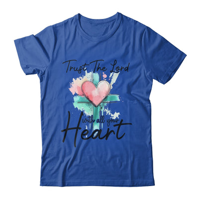 Trust The Lord With All Your Heart Christian Bible Verse Shirt & Tank Top | teecentury