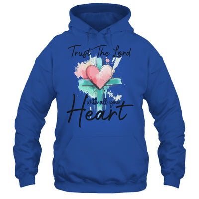 Trust The Lord With All Your Heart Christian Bible Verse Shirt & Tank Top | teecentury