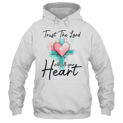 Trust The Lord With All Your Heart Christian Bible Verse Shirt & Tank Top | teecentury