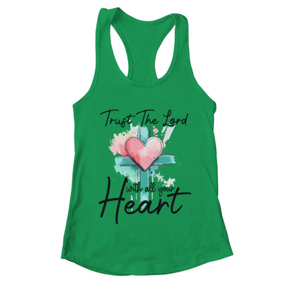 Trust The Lord With All Your Heart Christian Bible Verse Shirt & Tank Top | teecentury