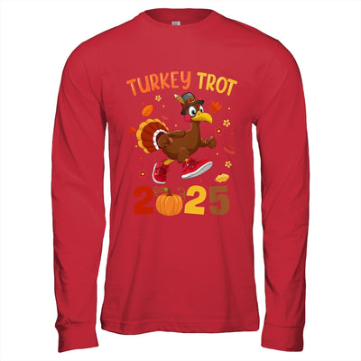 Turkey Trot 2025 Thanksgiving Turkey Running Runner Autumn Shirt & Hoodie | teecentury