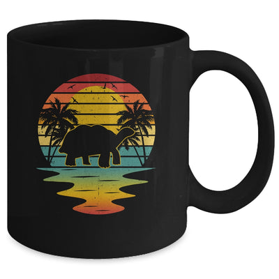 Turtle Design For Men Women Retro Sunset 70s Vintage Turtle Mug | teecentury
