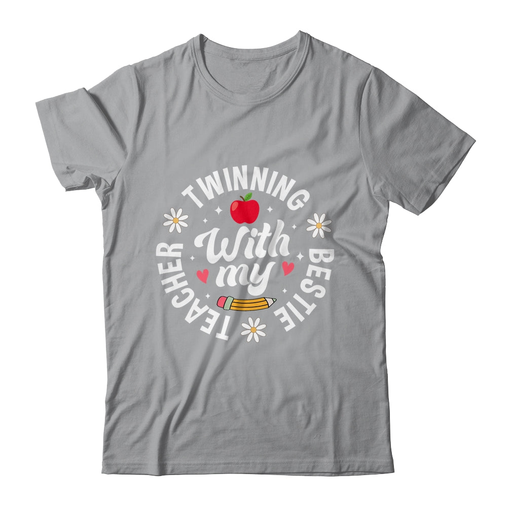 Twin Day Design Teacher Twinning With My Bestie Matching Shirt & Hoodie | teecentury