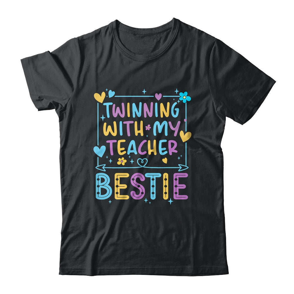 Twin Day Friends Teacher Twinning With My Bestie Matching Shirt & Tank Top | teecentury