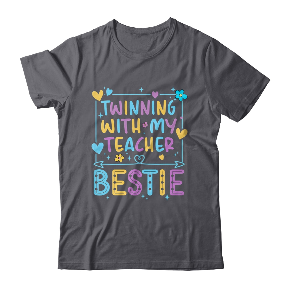 Twin Day Friends Teacher Twinning With My Bestie Matching Shirt & Tank Top | teecentury