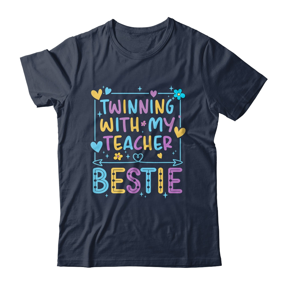 Twin Day Friends Teacher Twinning With My Bestie Matching Shirt & Tank Top | teecentury