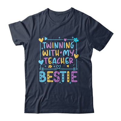 Twin Day Friends Teacher Twinning With My Bestie Matching Shirt & Tank Top | teecentury