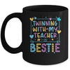 Twin Day Friends Teacher Twinning With My Bestie Matching Mug | teecentury