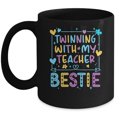 Twin Day Friends Teacher Twinning With My Bestie Matching Mug | teecentury