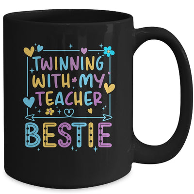 Twin Day Friends Teacher Twinning With My Bestie Matching Mug | teecentury