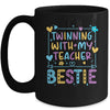 Twin Day Friends Teacher Twinning With My Bestie Matching Mug | teecentury