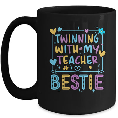 Twin Day Friends Teacher Twinning With My Bestie Matching Mug | teecentury