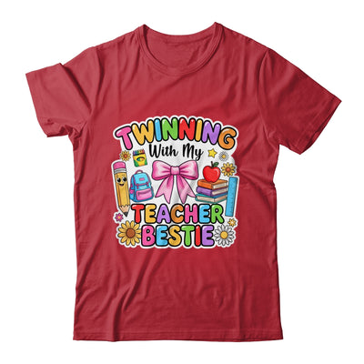 Twin Day Friends Teacher Twinning With My Bestie Matching Shirt & Hoodie | teecentury