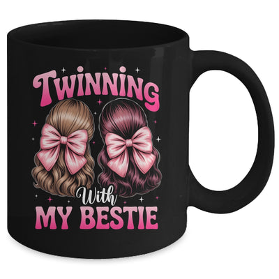 Twinning With My Bestie Coquette Twins Friends Twin Matching Mug | teecentury
