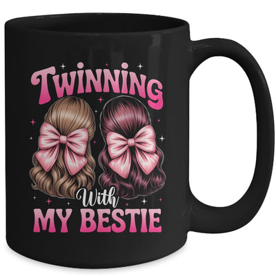 Twinning With My Bestie Coquette Twins Friends Twin Matching Mug | teecentury