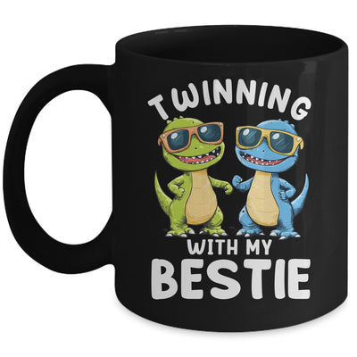 Twinning With My Bestie Friends Spirit Week Boys Dinosaurs Mug | teecentury