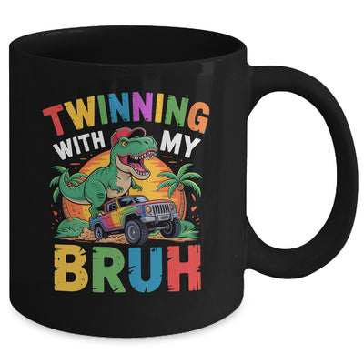 Twinning With My Bestie Kids Boys Funny Twin Day Spirit Week Mug | teecentury