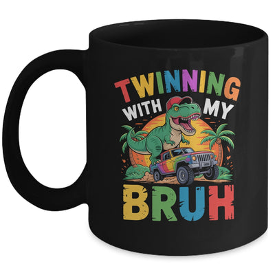 Twinning With My Bestie Kids Boys Funny Twin Day Spirit Week Mug | teecentury