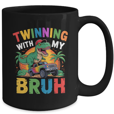 Twinning With My Bestie Kids Boys Funny Twin Day Spirit Week Mug | teecentury