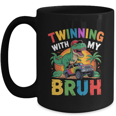 Twinning With My Bestie Kids Boys Funny Twin Day Spirit Week Mug | teecentury