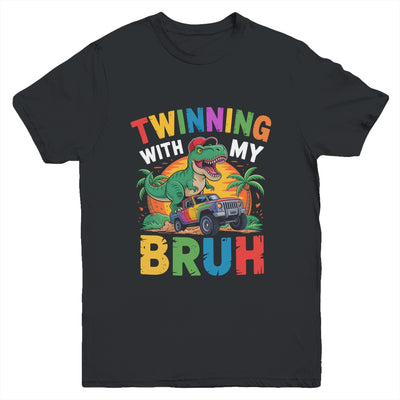 Twinning With My Bestie Kids Boys Funny Twin Day Spirit Week Youth Shirt | teecentury