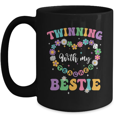 Twinning With My Bestie Matching Teacher Twin Day Friends Mug | teecentury
