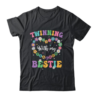 Twinning With My Bestie Matching Teacher Twin Day Friends Shirt & Tank Top | teecentury