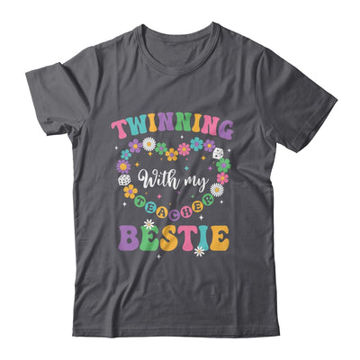 Twinning With My Bestie Matching Teacher Twin Day Friends Shirt & Tank Top | teecentury
