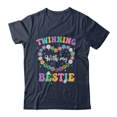Twinning With My Bestie Matching Teacher Twin Day Friends Shirt & Tank Top | teecentury