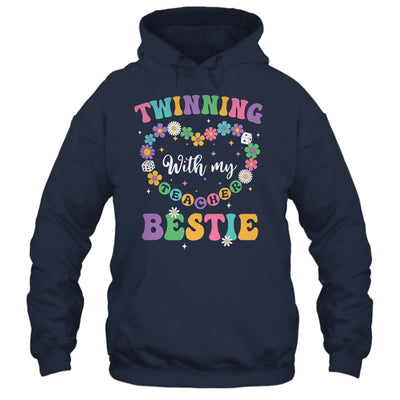 Twinning With My Bestie Matching Teacher Twin Day Friends Shirt & Tank Top | teecentury